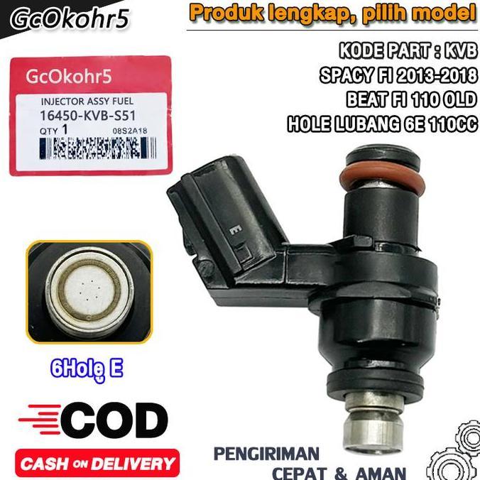 Jumaniseller44 - Injektor Injector Kvb-S51+ Sensor Tps K25 Beat Fi, Scoopy Fi, Spacy Fi, Revo Fi Set