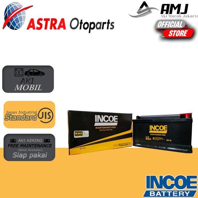 Incoe MF Astra Aki Mobil Range Rover 600-38 - 100Ah Aki Kering