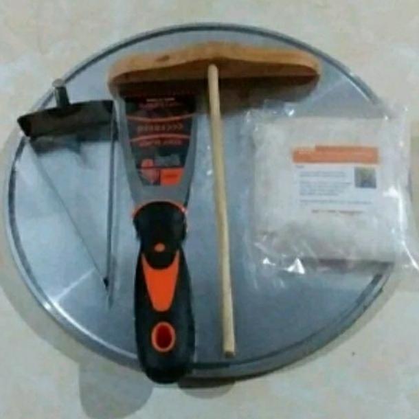 Cetakan kue krepes 25cm semi otomatis loyang crepes leker ICA