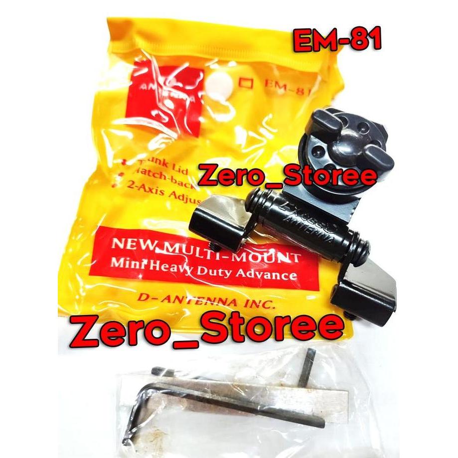 (DS) D Antenna EM-81 Bracket Antena Bagasi Mobil EM81 breket D Antenna EM-81 Bracket breket Antena B