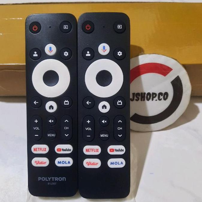 (DS) REMOTE/REMOT TV LCD LED POLYTRON 81J367 PLD 32RG9058 PLD 32TG9055 PLD 43RG9059 SMART TV ANDROID