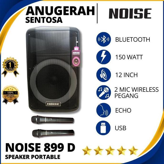 Promo Speaker Aktif Portable Noise 899 D 12 inch Diskon