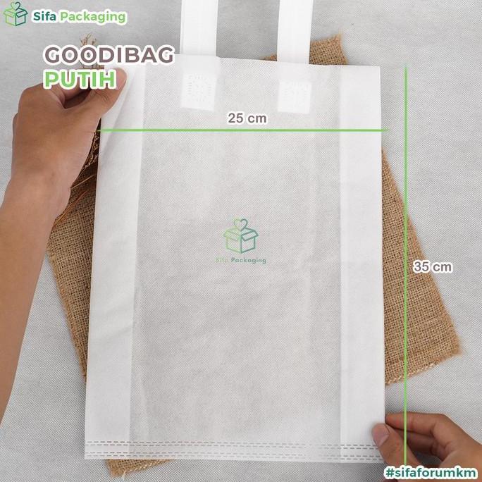Goodie Bag Tas Kain Polos Kantong Belanja Tas Sovenir Kantong Hampers Souvenir Ultah Goodi bag Weddi