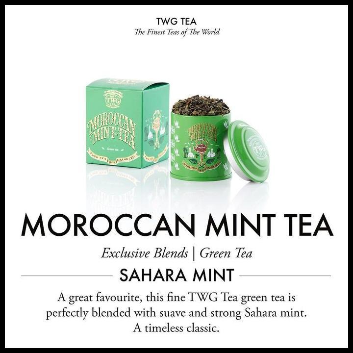 Best Quality Twg Tea | Moroccan Mint, Mini Tin Tea, 20G