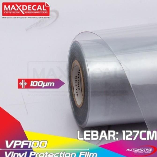Sticker Maxdecal Clear VPF100 VPF 100 High Gloss 127cm 127 cm meteran