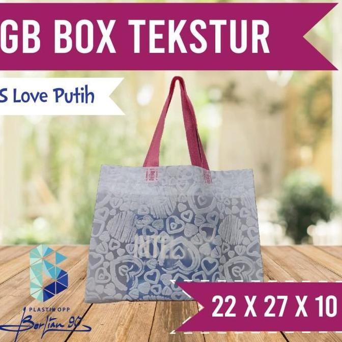 Goodie Bag Spundbond Motif Emboss 22 x 27 x 10 cm Tas Hajatan