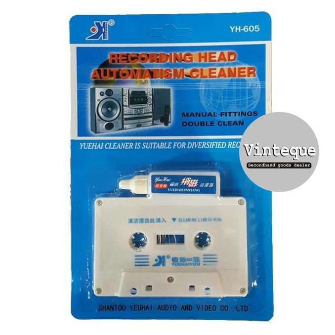 Allthebest- Kaset Pita Pembersih Audio Head Tape Player Pemutar Kaset Pita Walkman