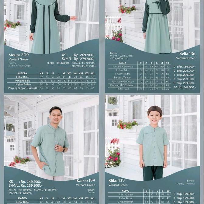 SARIMBIT EKSIS KELUARGA VERDANT GREEN EKSIS 221 - MEYRA 209 Gamis Ibu Wudhu Friendly