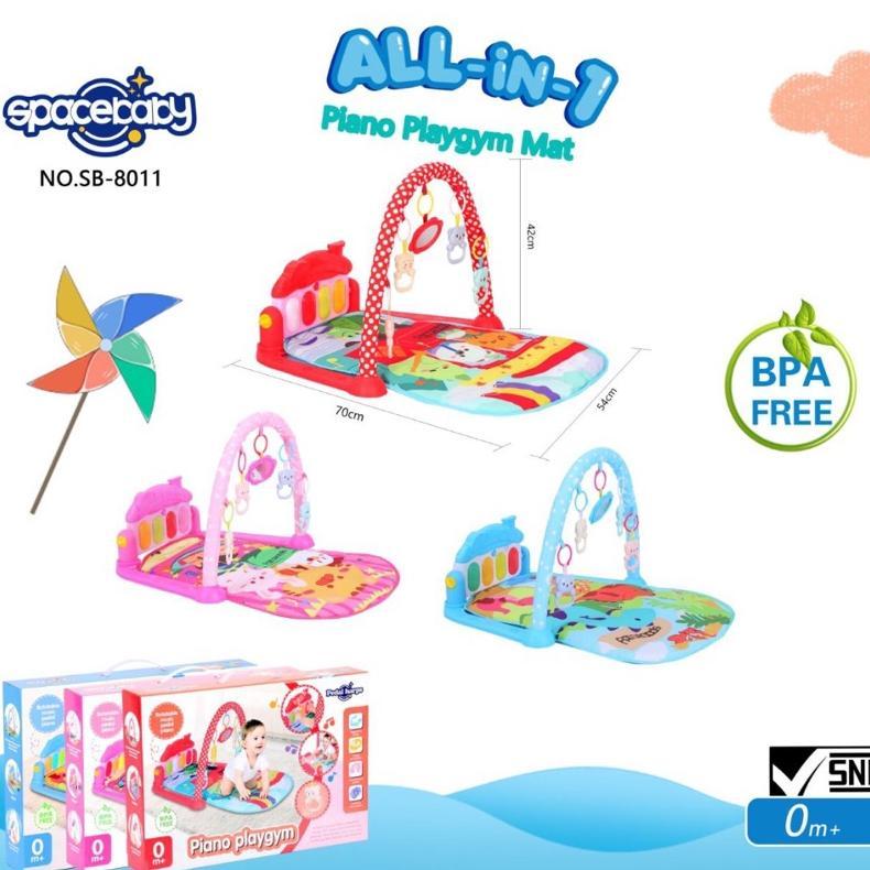 [Siya] Free Bubblewrap Multifunction Piano Fitnes Spacebaby Sb 8011 8012 8013 8017 8020 Playgym Rack