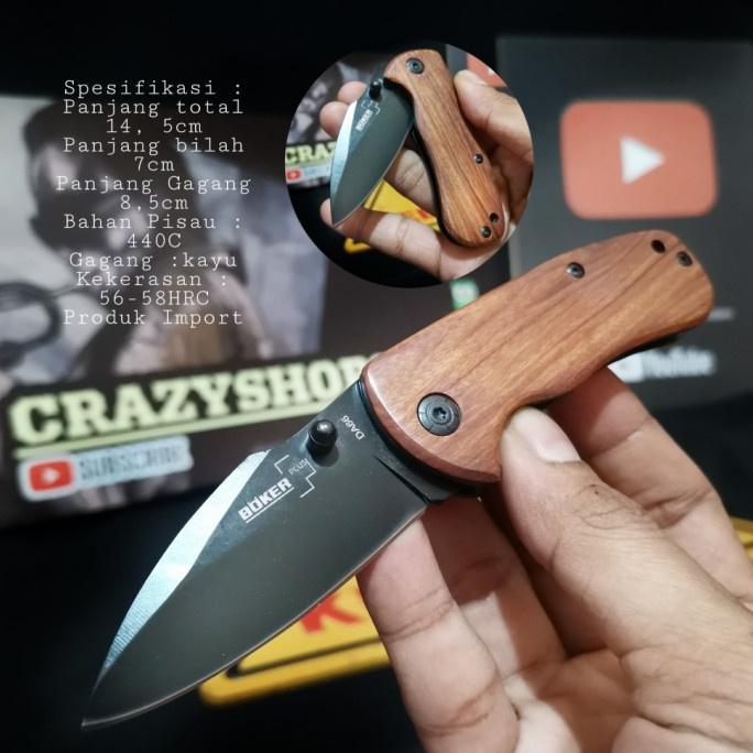 Pisau Survival Mini Boker Clasic DA66 / SURVIVAL KIT / PISAU SURVIVAL CAMPING