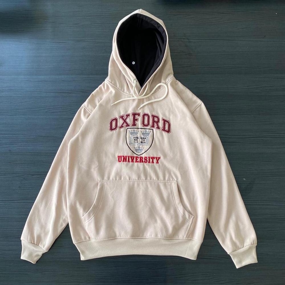 Hot Deals Hoodie Oxford Usa Katun Plec Tebal Bordir