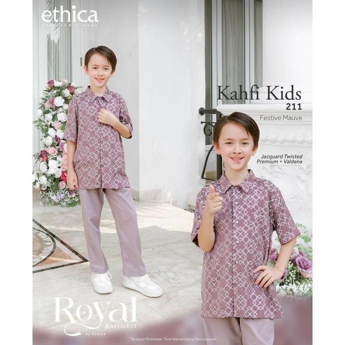 SARIMBIT ETHICA 2024 ROYAL 07 FESTIVE MAUVE / FAMSET MUSLIM LEBARAN 2024 / ETHICA TERBARU