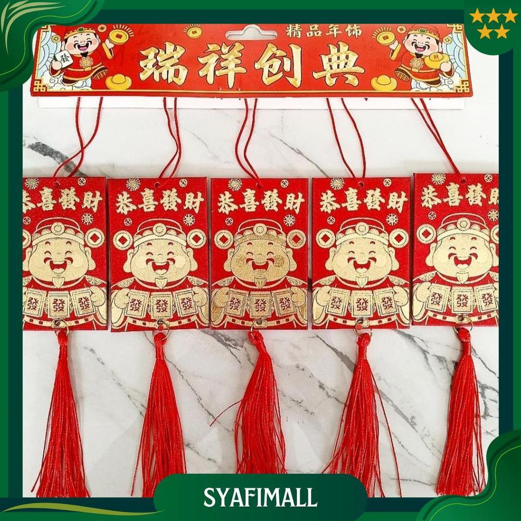 Gantungan Angpao Imlek/Hiasan Imlek/Gantungan Imlek/Angpao Imlek/Hiasan Pohon/Angpao Gantung/Angpau 