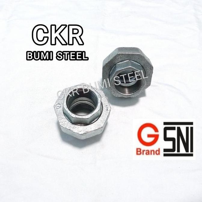 WATERMUR 1" INCH GALVANIS BESI / UNION 1" INCH GALVANIS BESI