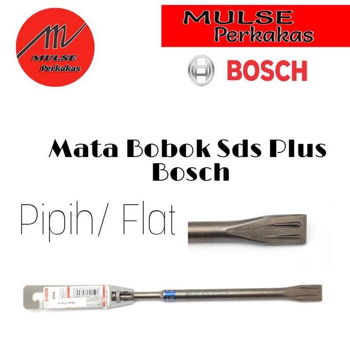 Original Mata Bobok/ Chisel Sds Plus Bosch Flat (Pipih) Bosch