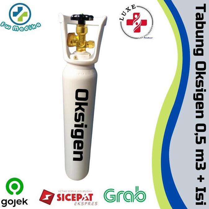 Tabung Oksigen 0,5m3 + Isi