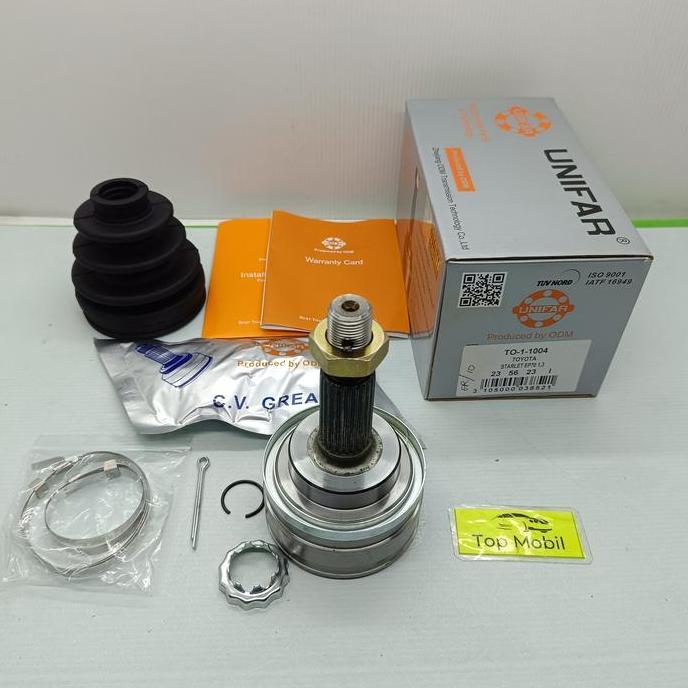 VERNOLAN CV Joint As Roda Depan Bagian Luar Starlet Kotak EP70 TO 1 1004 Unifar