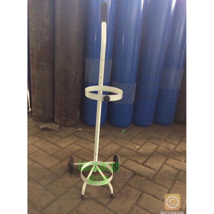 Trolly Tabung 1m3 Oksigen Nitrogen Argon CO2