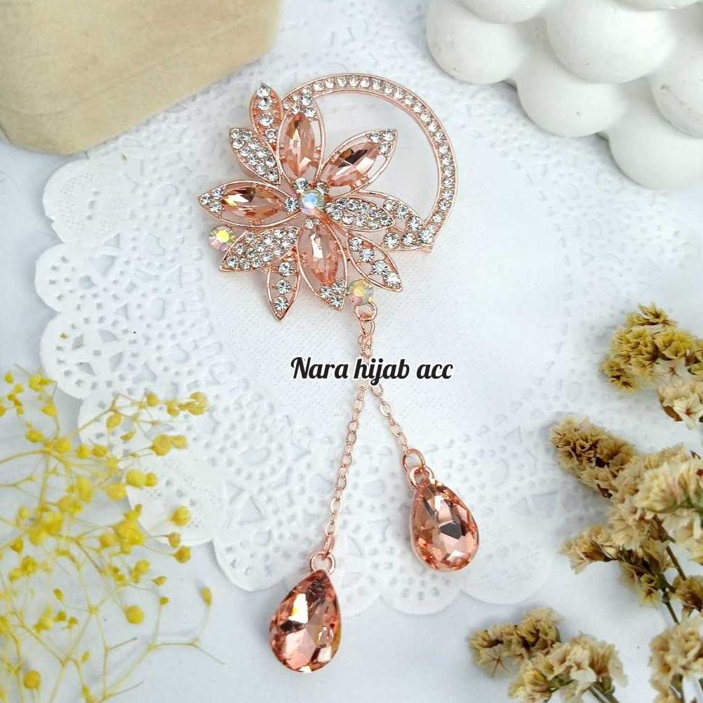 Sale Bros Jilbab Bross Jurai Hijab Cantik Mewah Accesories Wanita Hijab 4.5Cm