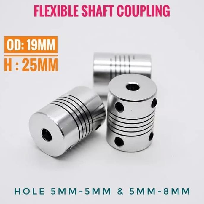 3DPrinter SparepartFlexible Shaft Coupling Stepper CNC AsCoupler