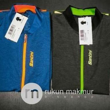 TERMURAH - Santini GRAVEL Men Road Cycling Jersey Race Fit Slim Cut - Baju Sepeda Balap RoadBike Pri
