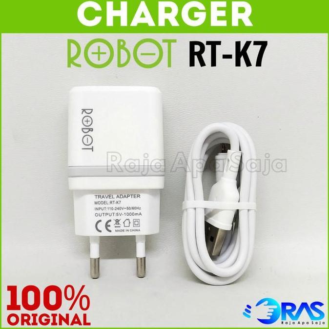 Charger Robot RT-K7 Casan Chasan Carger Android HP Micro Ori Murah