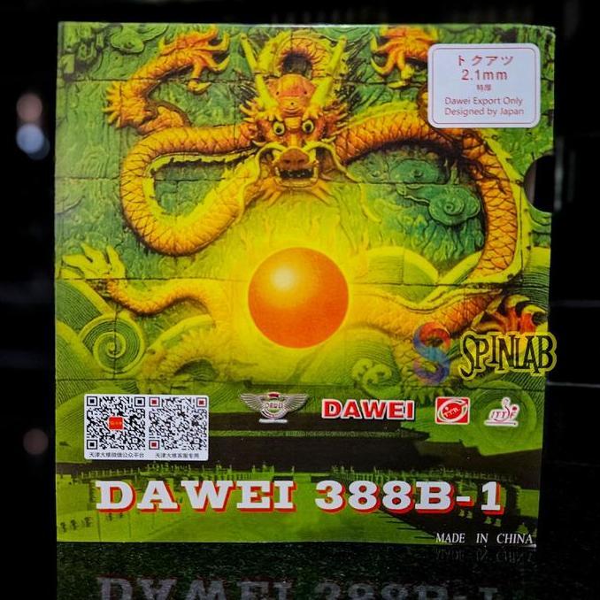 DAWEI 388 B-1 | Karet Bintik Pendek Serang Pingpong Tenis Meja