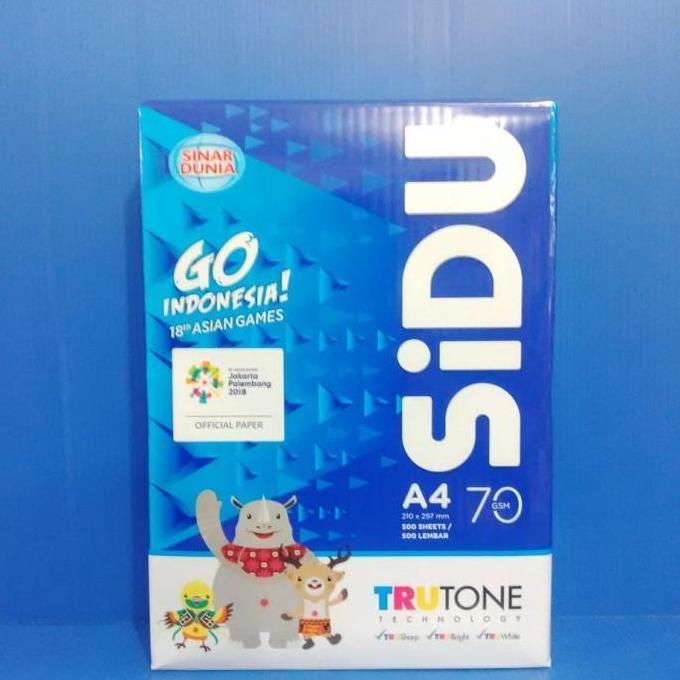 KERTAS HVS SINAR DUNIA A4 70gsm/SINAR DUNIA/HVS A4