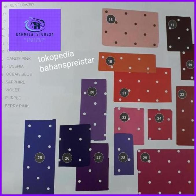 Bahan Kain Sprei Star Meteran - STAR dottie