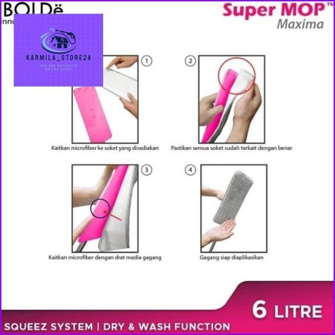 Alat Pel Super Mop BOLDe Maxima Bolde Supermop Maxima Alat Pel Bolde