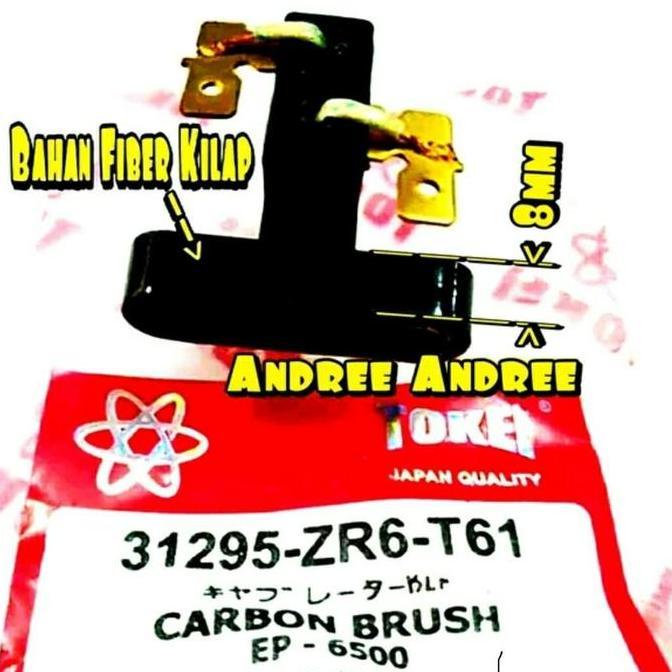 <<<<<] Carbon Brush - Kool Dinamo Genset Bensin 5000 6500 9000 watt