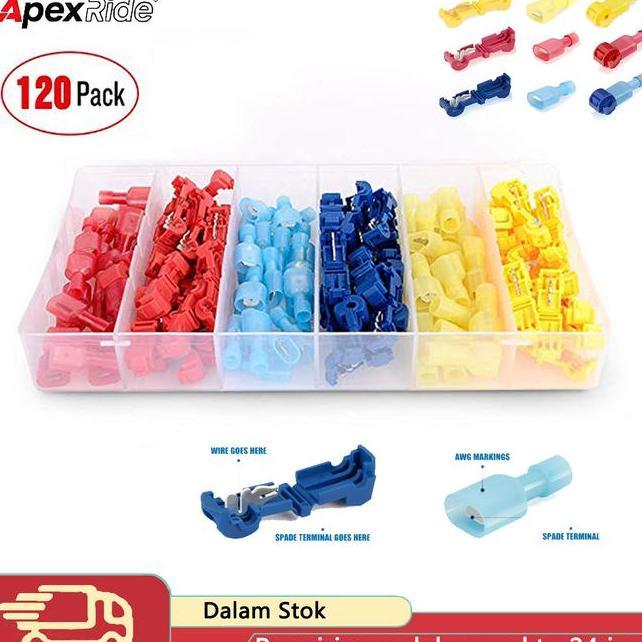 120 Pcsbox Klip Terminal Multi Kabel Qui Jumper Klip Konektorkkabel Listrik Jumper Set Klip Jumper P