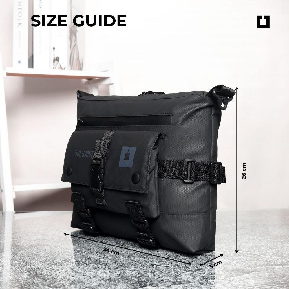 PROMO TERBARU Slingbag Riverwave Brazos Tas Selempang Pria Anti Air Water Resistant
