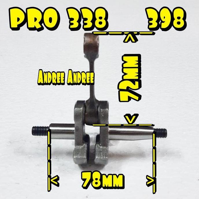] Pro 338 Crankshaft utk mesin Tanaka SUM 338
