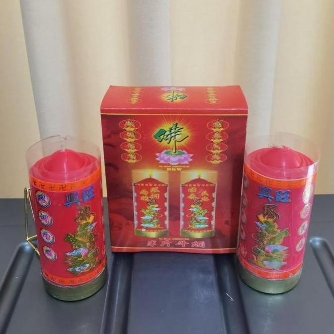 {{{{{{] Lilin Setengah Kati Diameter 6 cm Tinggi 10 cm Warna Merah