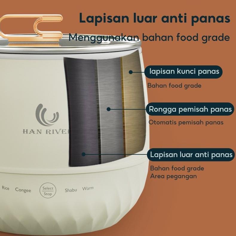 HOT SALE HAN RIVER Magic com mini Rice Cooker Mini/Penanak nasi 300watt