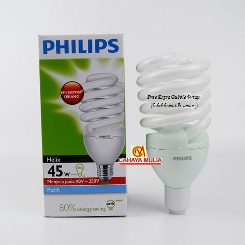 Allthebest- Philips Helix 45w / Lampu Philips 45 watt / Philips Tornado / Cahaya