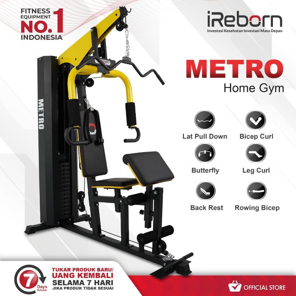 Alat Fitness Home Gym 1sisi 150LBS iReborn Metro (BANDUNG)