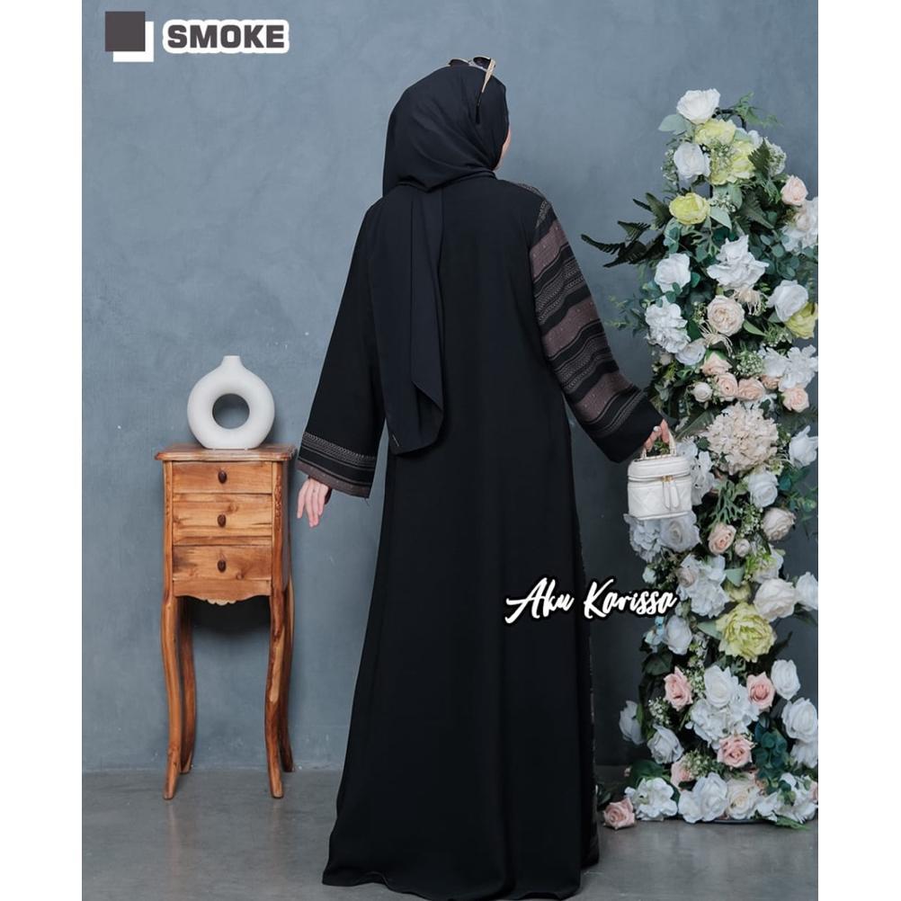 Saless Syafika Zevalia Zeanisa Abaya Muslimah Terbaru By Aku Karissa Material Sabrina Mix Savana Mot
