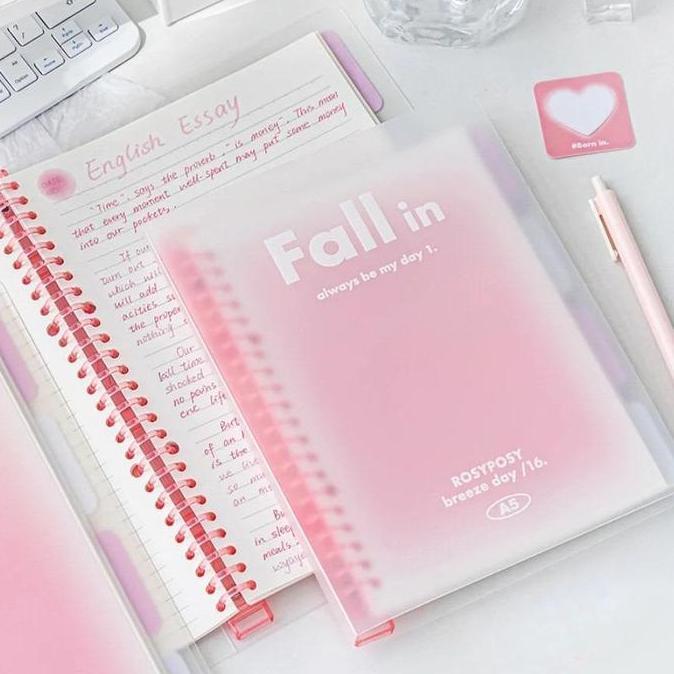 Tigasembilanshop - Binder B5 A5 Notebook Aesthetic Buku Tulis Sekolah Binder Untuk Kuliah Lucu Buku 