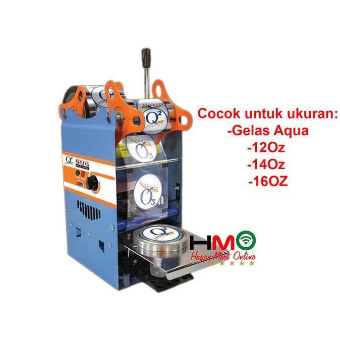 MESIN PRESS GELAS PLASTIK MESIN CUP SEALER MANUAL SEALING MACHINE Q2-8881 Q2 8881 ORIGINAL DAN TERPE