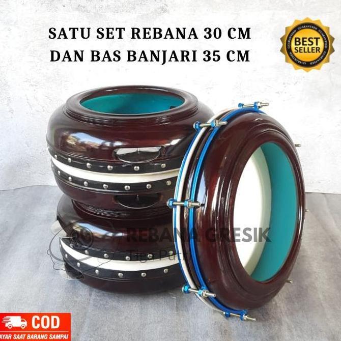 HARGA DISKON Rebana Hadroh Kualitas Standart full set Bas banjari Banjari Kompang