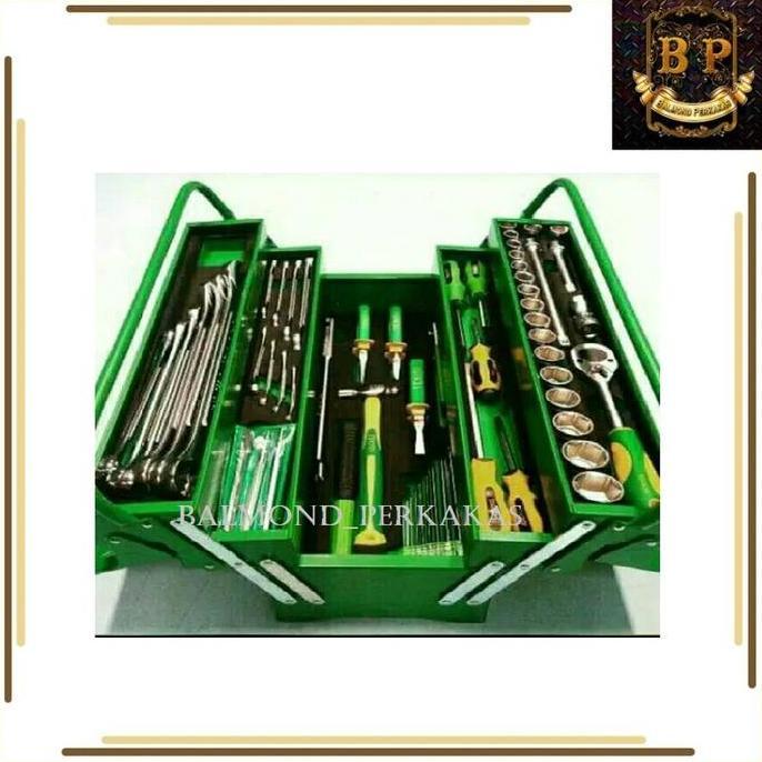 Terlaris Perkakas Kunci Mekanik / Tukang Isi 72 Pcs / Set Tool Box Kits Tekiro