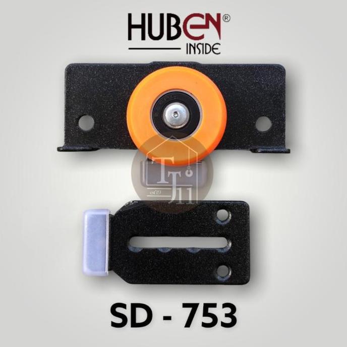 // RODA SLIDING HUBEN SD-753/RODA SLIDING LEMARI GESER HUBEN SD-753 ''