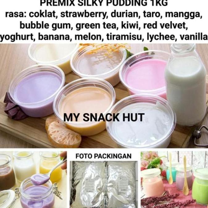PREMIX SILKY PUDDING 1KG - BUBUK SOFT PUDDING - BUBUK SILKY PUDDING