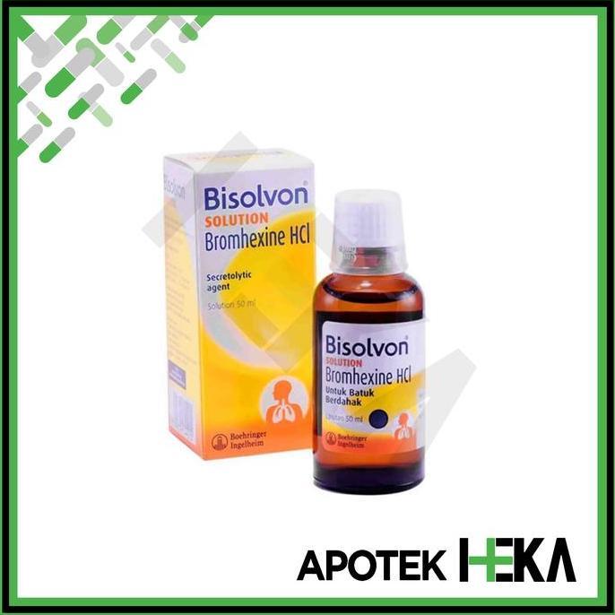 TERBARU - Bisolvon Solution Botol 50 ml - Obat Batuk dan Flu