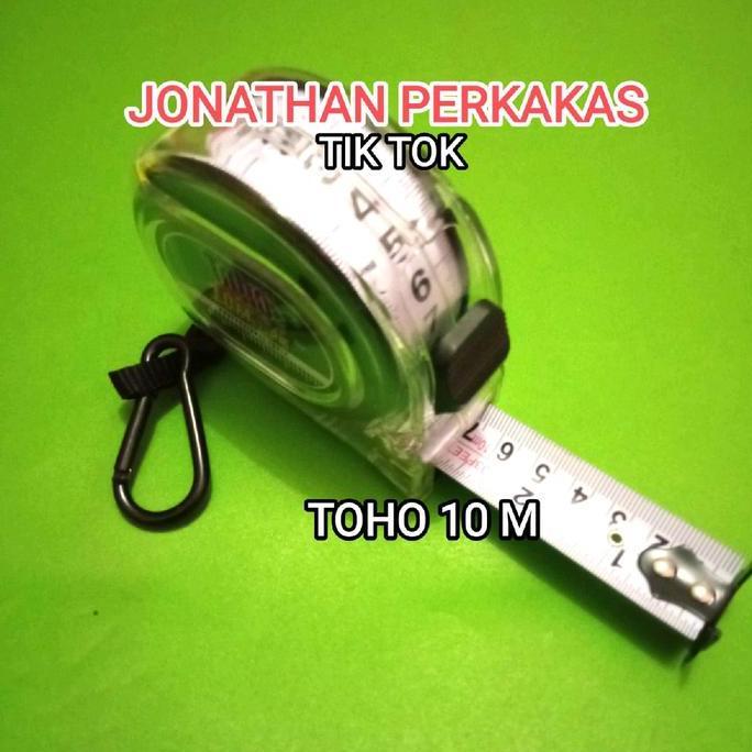 meteran bening 10m toho