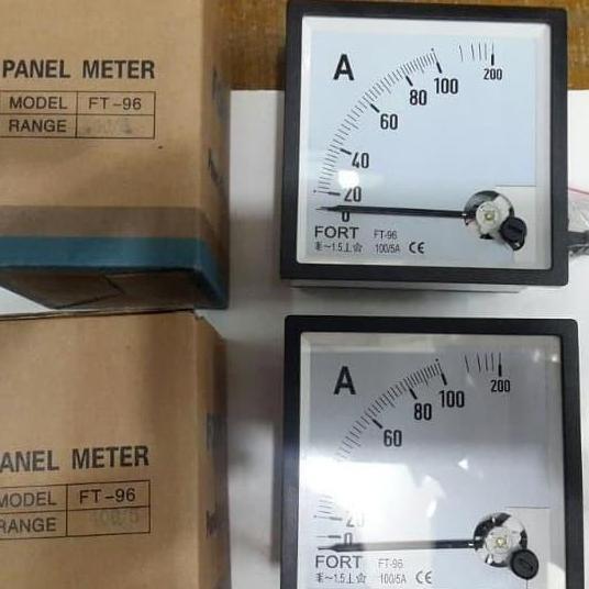 Amperemeter Analog 72x72 / Ampere Meter Analog / Amperemeter Panel murah