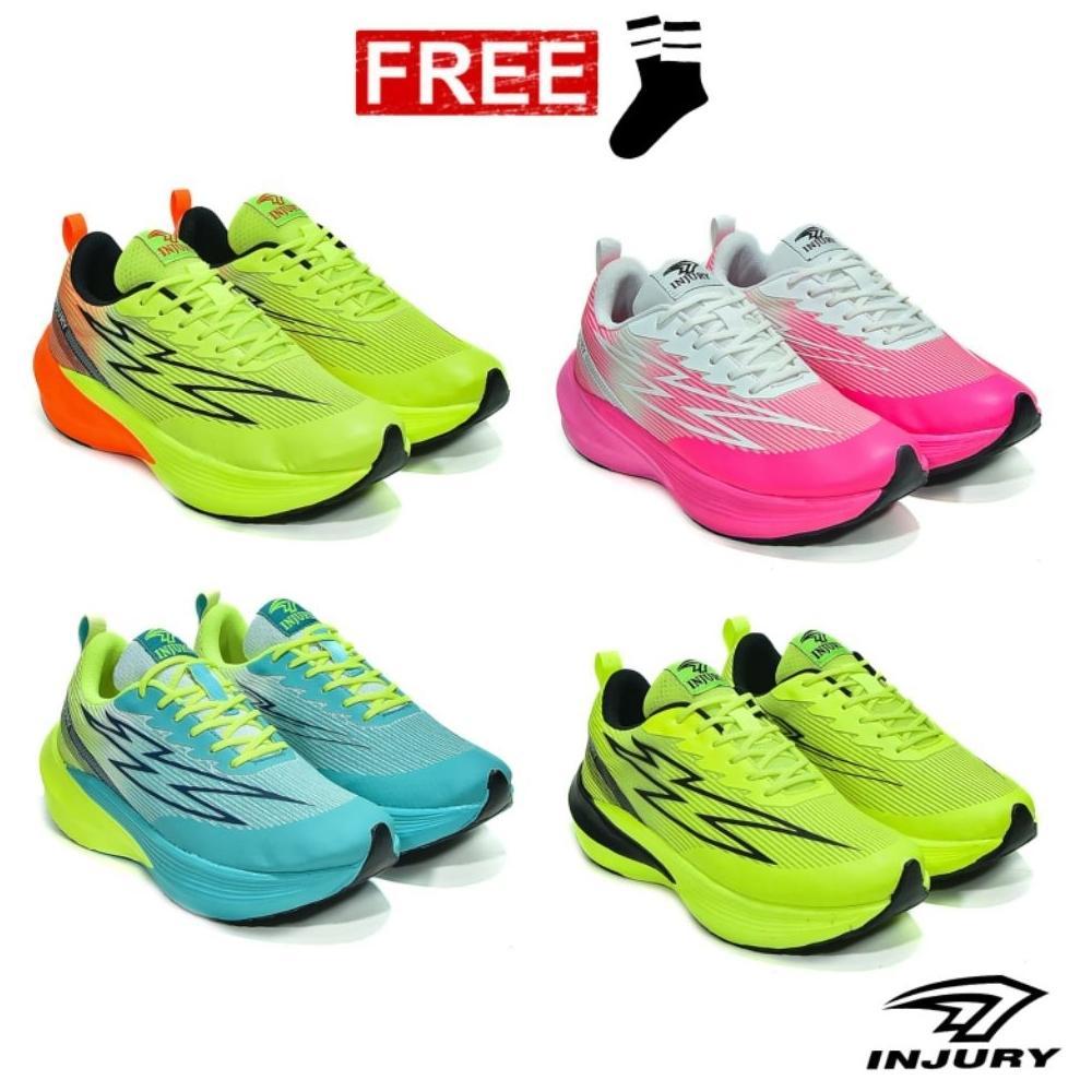 Injury - Sepatu Running Lari Injury Maresca Tosca Stabilo