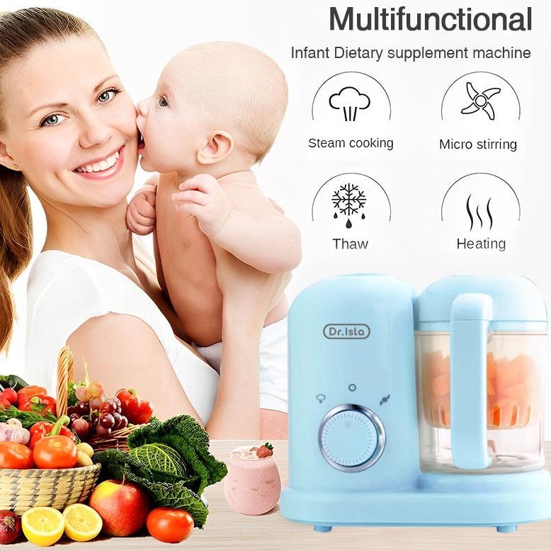 Dr.Isla Food Processor Bayi | Alat Mpasi Baby Safe | Blender Mpasi Bayi | Blender Mpasi Fsj01